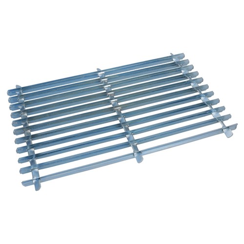 Steel mat scraper shoe boot - steel,