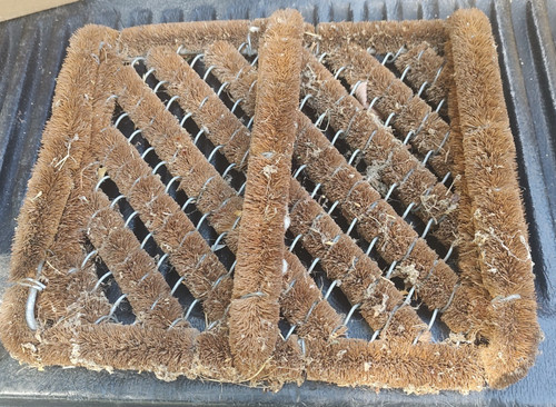 Rubber cal herringbone - "herringbone", coir